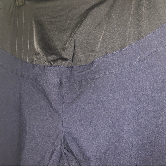 STORK & BABE Women's Maternity Pants Navy Blue Size XL - Picture 2 of 4